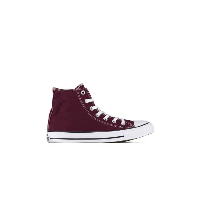 converse bordeau haute
