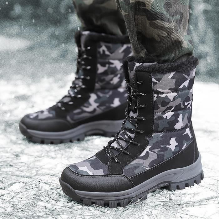 Moudn Bottes De Neige Femme Chaudes Fourrées - Imperméables, Antidérapantes, Idéales Hiver Et Randonnée