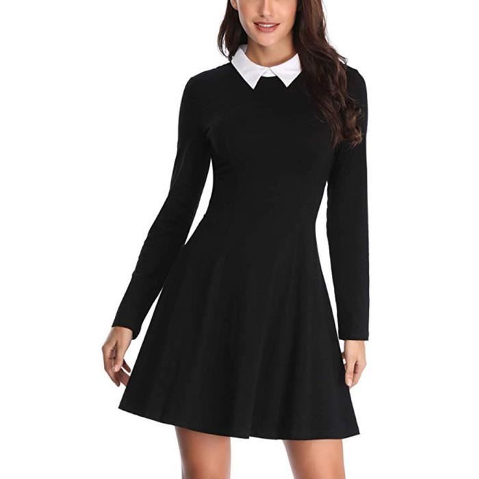 robe patineuse a manche longue