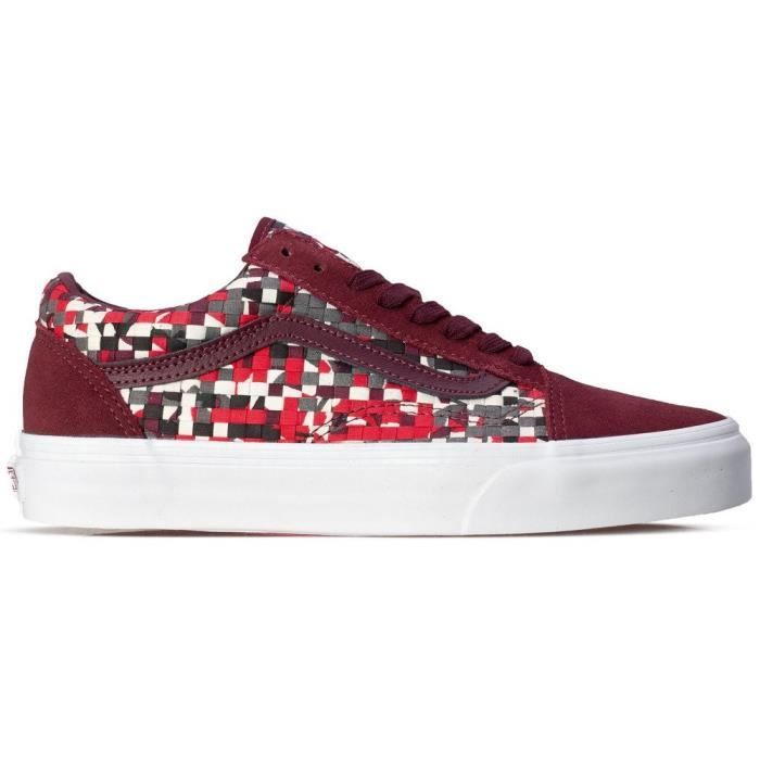 vans authentic bordeaux 37