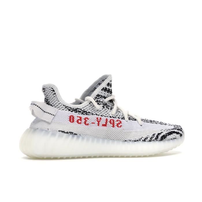 Basket Adidas Yeezy Boost 350 V2 Zebra - Chaussures décontractées - Blanc  Blanc Blanc - Achat / Vente basket - Soldes° ! Cdiscount