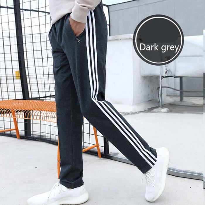 Pantalon de jogging Homme grande taille Droit Pantalon Homme VêTement  Masculin- Noir Bleu - Cdiscount Sport