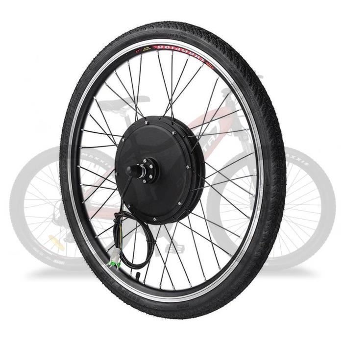 Hub Motor Kit Roue Avant 26 Velo Electrique 48v 1000w Moteur Conversion Pour Cyclisme Prix Pas Cher Cdiscount