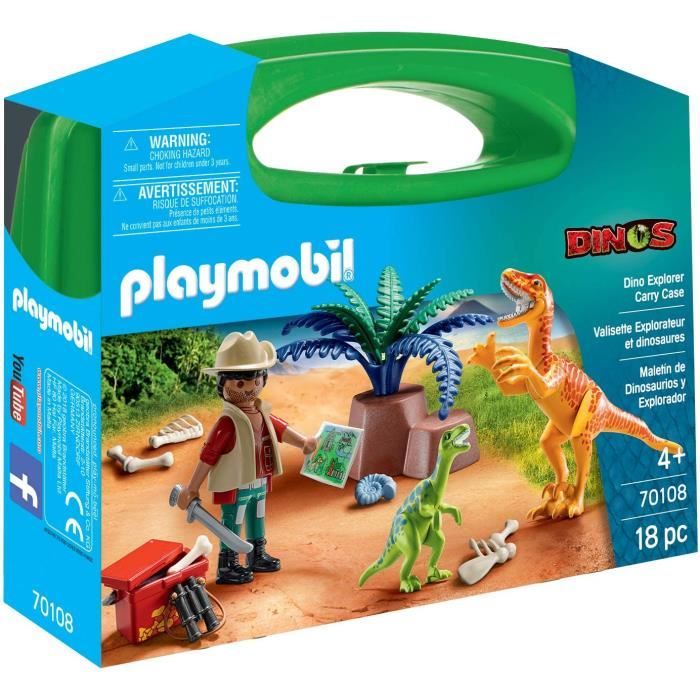 Playmobil Explorateur Avec Quad Et Dinosaures Cdiscount Playmobil Explorateur Avec Quad Et Dinosaures Cdiscount
