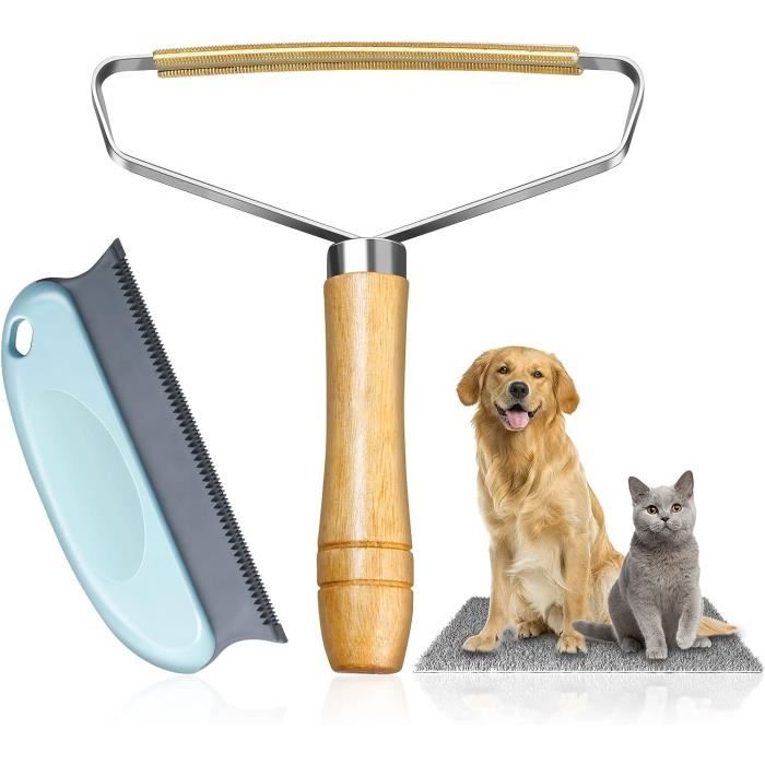 Meilleurs prix pour Brosse Manuel Anti Poil Animaux Silicone Nettoyeur Peluche Vêtements Manuel Anti Poil pour Manteau Tapis Canapé Pull