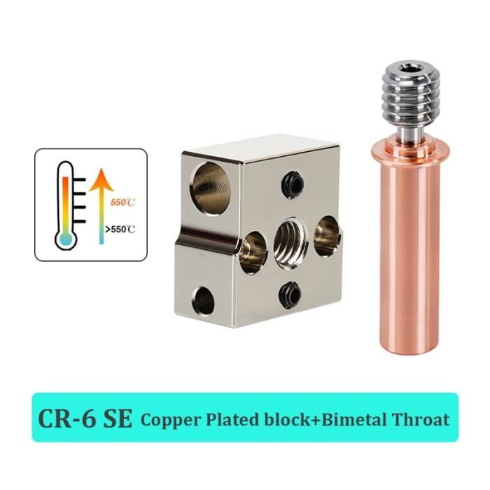 BZ 3D Sidewinder X1 Bi-metal Heatbreak Bimétallique Titane Cuivre