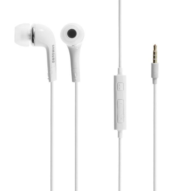 Kit piéton stéréo - SAMSUNG - Galaxy S3 mini - Intra-auriculaire - Filaire - Micro intégré