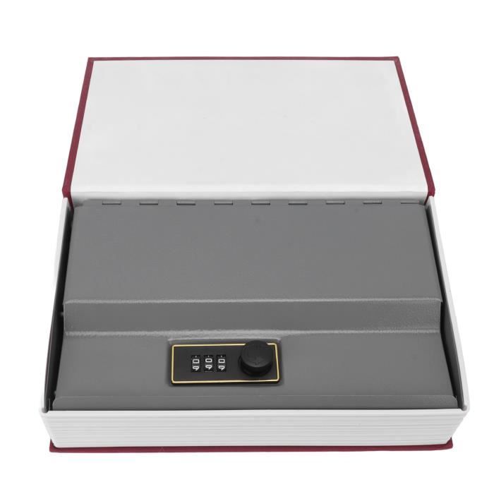 Tyenaza Coffre-Fort De Livre Avec Serrure à Clé, Mini Coffre-Fort En Forme De Livre Pour L'argent, Boîte De Rangement Secrète Cachée Pour Cacher La Clé (Paris, 8,7" X 6,0" X 1,8