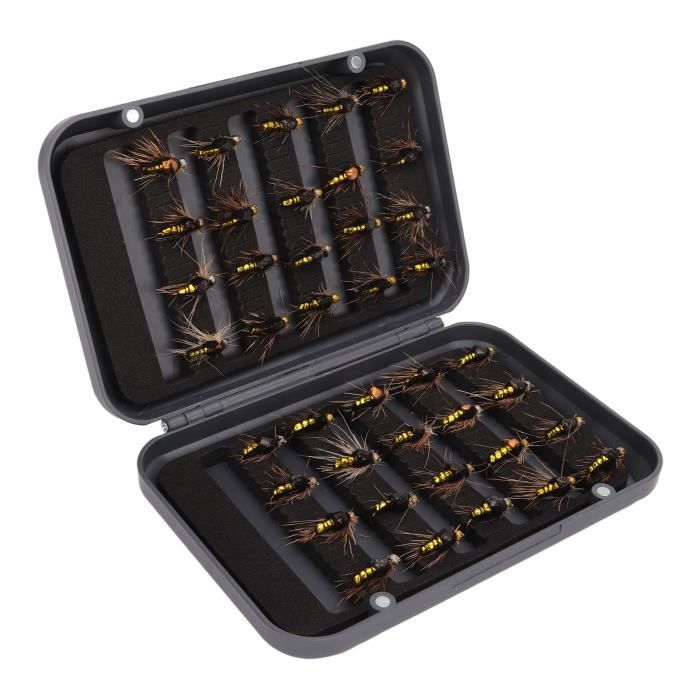Lot De 20 Appâts Mouches Souples – Imitation Réaliste D'insectes, Tailles S/M/L, Pour Truite, Bar, Brochet, Saumon – Pêche Efficace Toute L'année