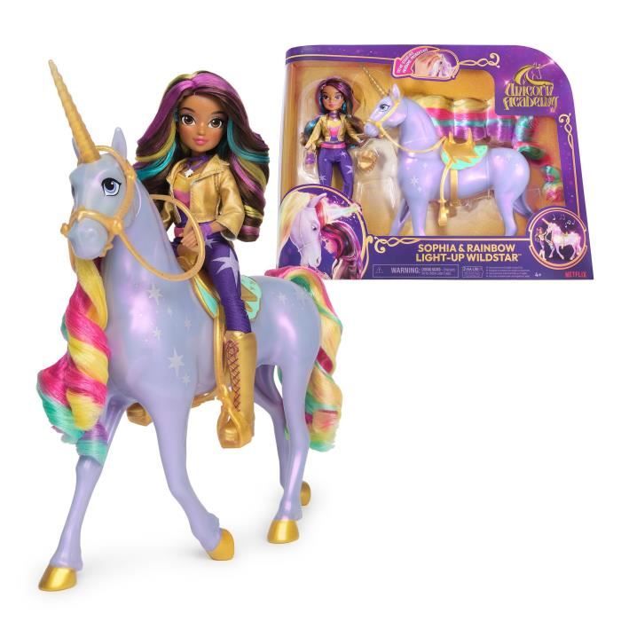 Coffret Licorne Wildstar avec Poupée Sophia 24cm – Effets Sonores et Lumineux - vue 2