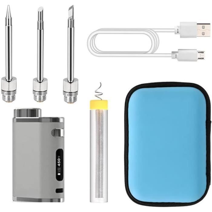 Fer à Souder Sans Fil USB-C Diymore – Écran LCD 180-450°C, Portable Rechargeable Pour Bricolage & Réparation