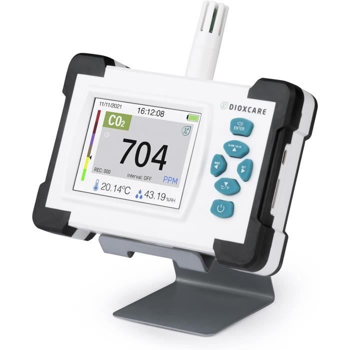 Misuratore CO2 Dioxcare DX700 - Sensore NDIR SenseAir, Export PDF, Portatile - Foto 7