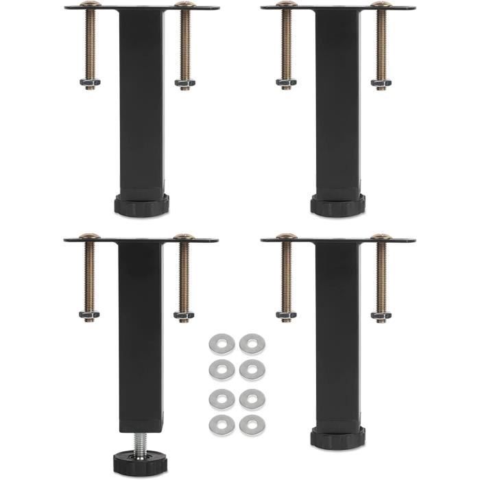 36 Capuchons Pour Lattes De Lit – Supports En Plastique Noir, Compatibles Cadres à Lattes Simple/Double/King Size