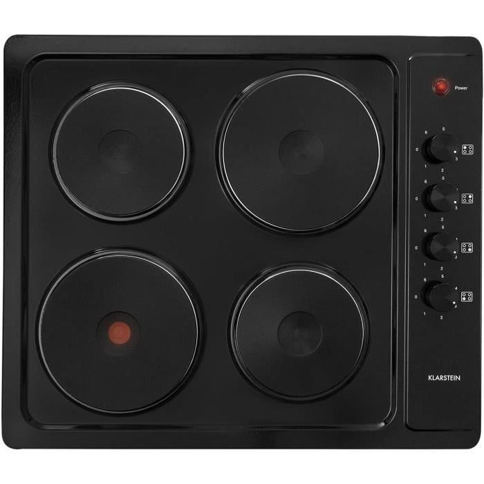 KLARSTEIN Appetito 4 plaques de cuisson encastrables, 4 plaques, 5500 W, témoin de chaleur