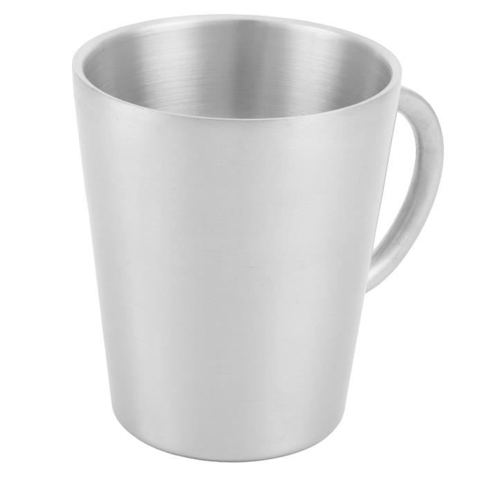 Ideus® Chope à Bière Isotherme Avec Poignée - 1000 Ml - En Acier Inoxydable - Grand Gobelet Isotherme En Métal - Né Pour La Fête De La Bière (noir