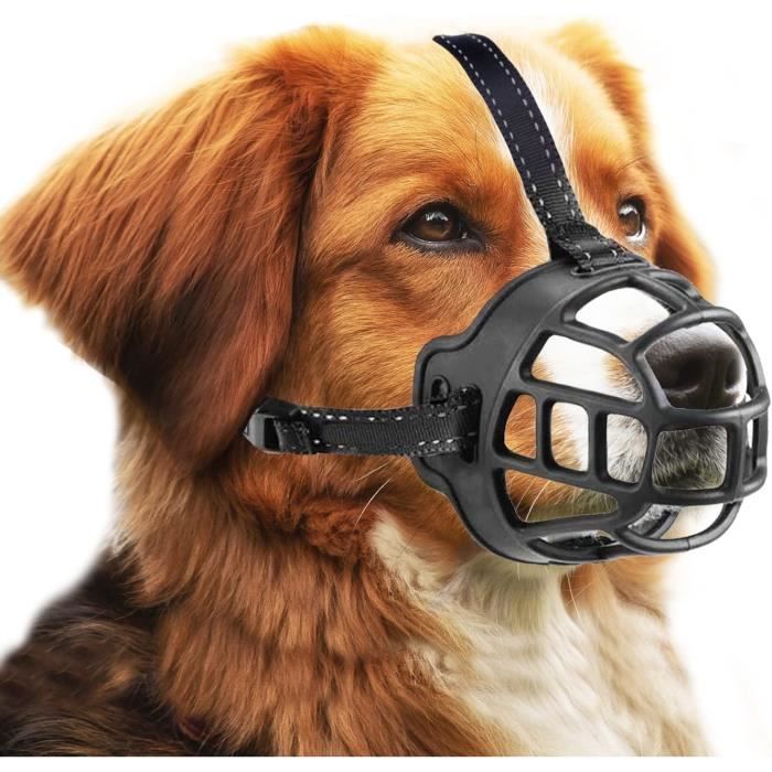 Muselière Pour Chien En Silicone Souple - Taille Universelle, Anti-morsure, Confortable Et Aérée - 12