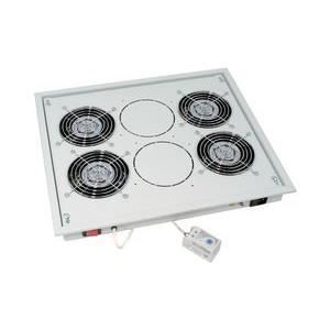 Triton Kit de ventilation pour rack avec thermostat CA 220 V RAL 7035 - vue 2