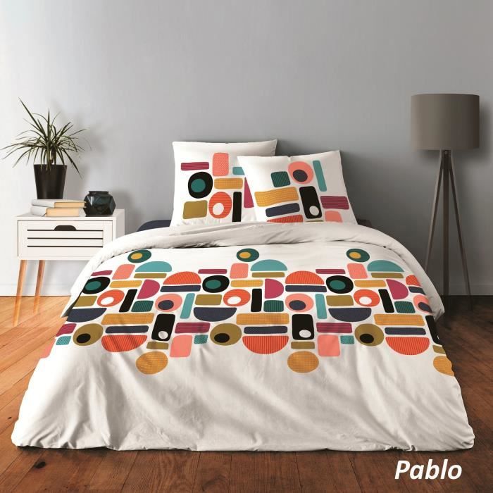 Housse de couette - Umberto Ravelli - Pablo - 220 x 240 cm - 100% coton - 57 fils/cm²