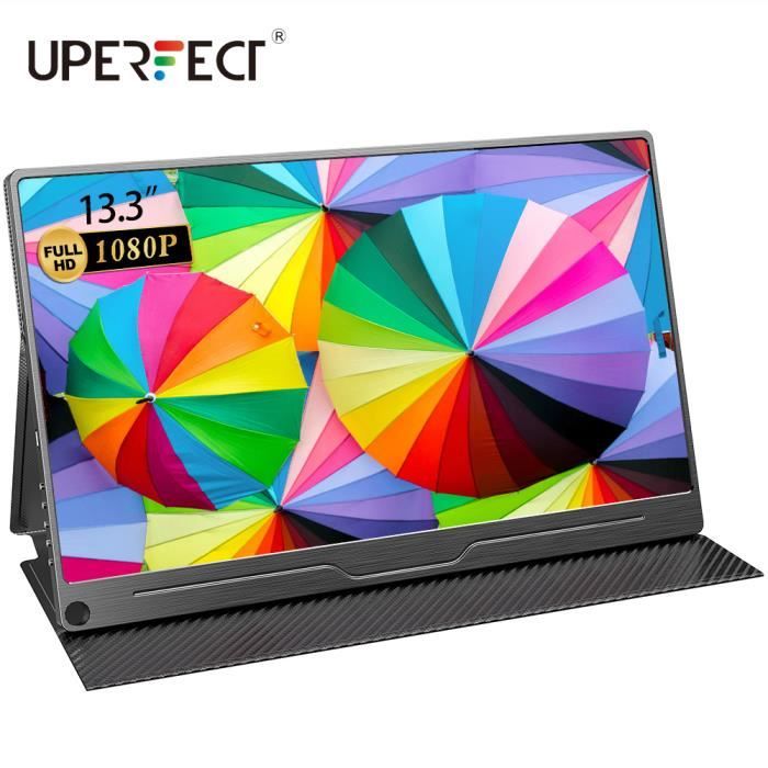 UPERFECT – Moniteur portable 13.3 1080P HDR IPS avec entrée HD