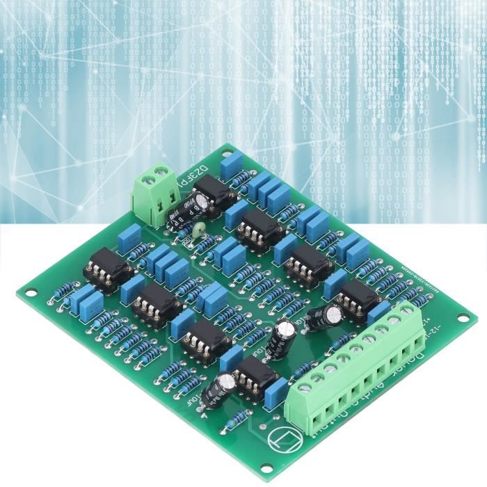 Carte Préampli Filtre Passe-bas NE5532 Subwoofer 2.1CH - 12V-24V, Neuf, Pour Audio Voiture Ou Home
