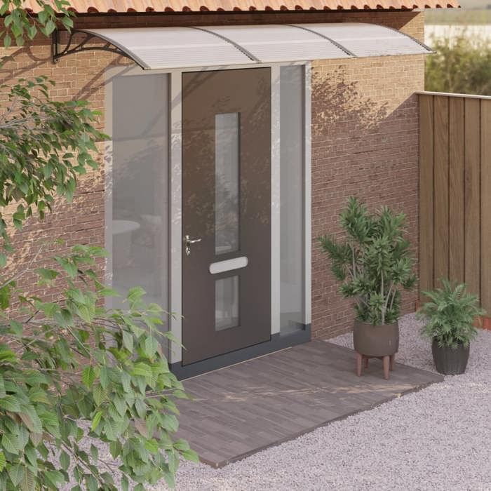 vidaXL Auvent de porte PC 300x100 cm