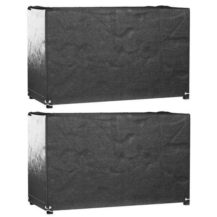vidaXL Housses salon de jardin 2 pcs PE