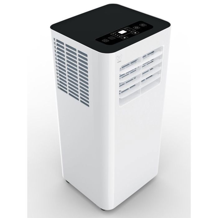 VOLTMAN  - Climatiseur mobile 7000 btu Blanc Classe ii 26kg 2050W - Noir
