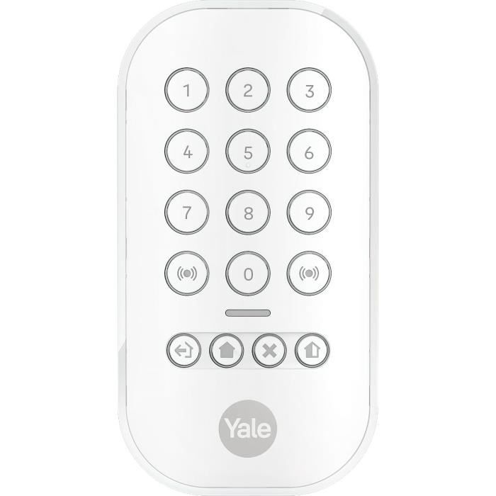Clavier YALE Pour alarme intelligente Jusquà 4 zones de votre maison