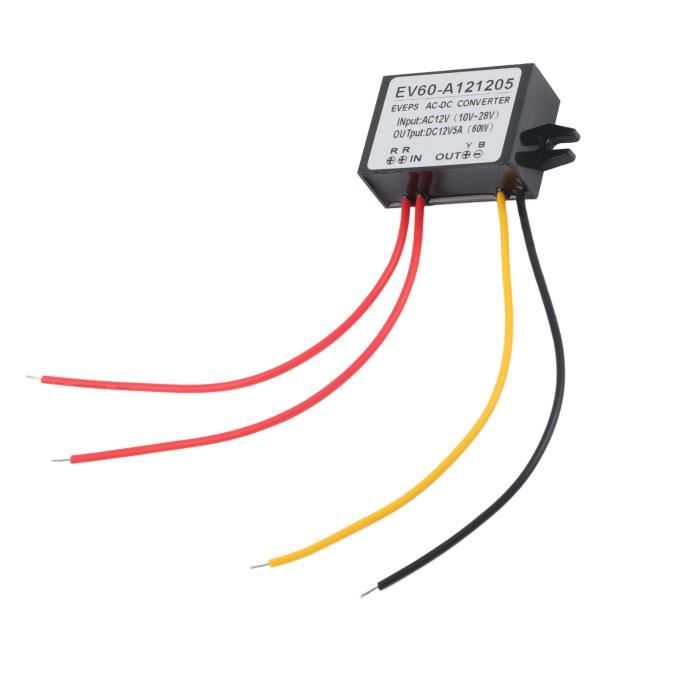 Alimentation étanche IP67 Convertisseur Dc 5V Ac 12V 24V Vers Dc 5V Buck Converter Module De Transformateur Réglable Voiture