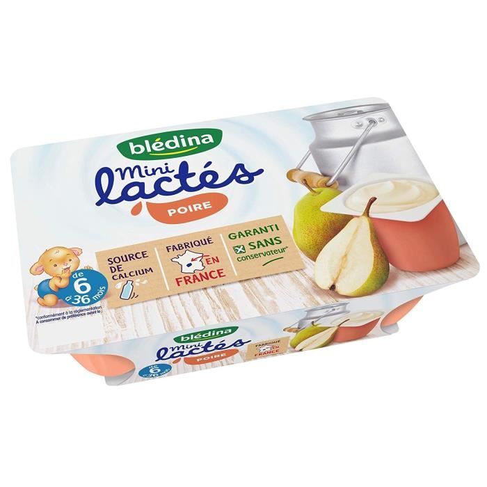 Bledina Les Mini Lactes Dessert Bebe De 6 A 36 Mois Poires 6x55g Achat Vente Dessert Lacte Bledina Les Mini Lactes Dessert Bebe De 6 A 36 Mois Poires 6x55g Cdiscount Pret A Porter