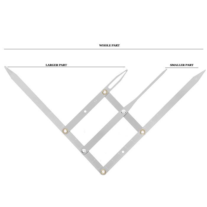 Kit 9 Viseurs Composition Photo Golden Ratio - En Acrylique, Portable, Pour Photographes Et Peintres