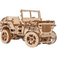 Puzzle 3D en bois Jeep - Wooden City - 500-750 pièces - Véhicules et engins-1