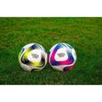 Ballon de foot Jaune / noir - Match & entrainement - taille au choix-1
