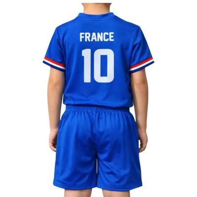 Ensemble Sport Garçon Maillot + Short - Tenue De Football Pour Enfant 2 à 14 Ans