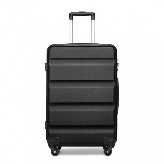 OCHNIK Grande Valise Rigide ABS 76x51x30cm 97 Litres 4 Roues - Valise Voyage Noire Haute Qualité