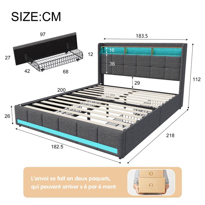 Sitemapcdatahttpsshopinf Inetcomlit Avec Tiroir 180x200