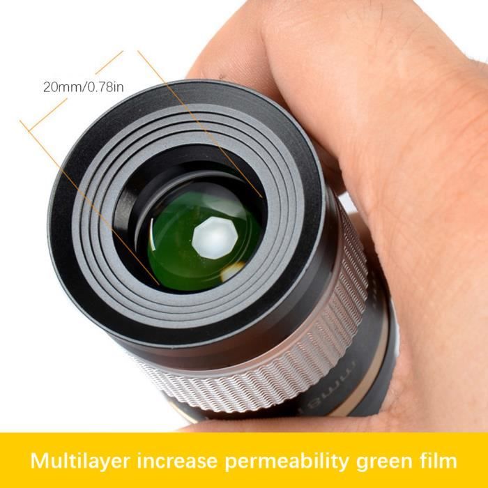 Oculaire Zoom Seben SuperZoom 8-24mm 1.25" – FMC, Champ 40-60°, Idéal Planétariums & Débutants