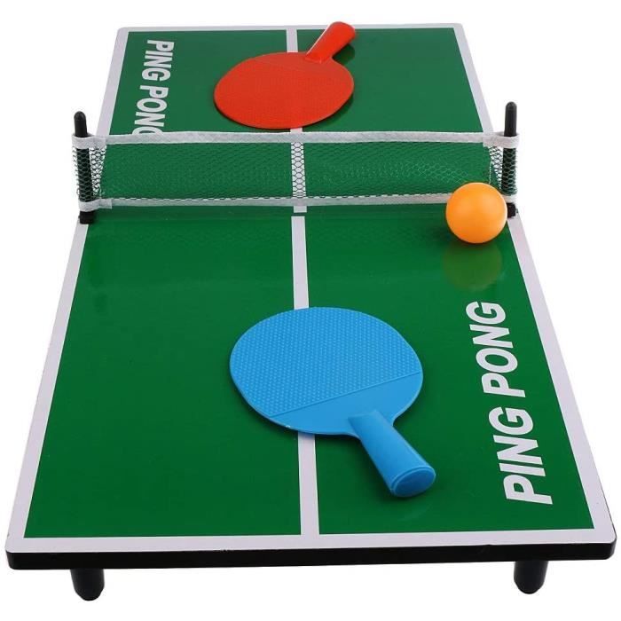 COSTWAY 152,5x76cm Table de ping-pong pliante, table de
