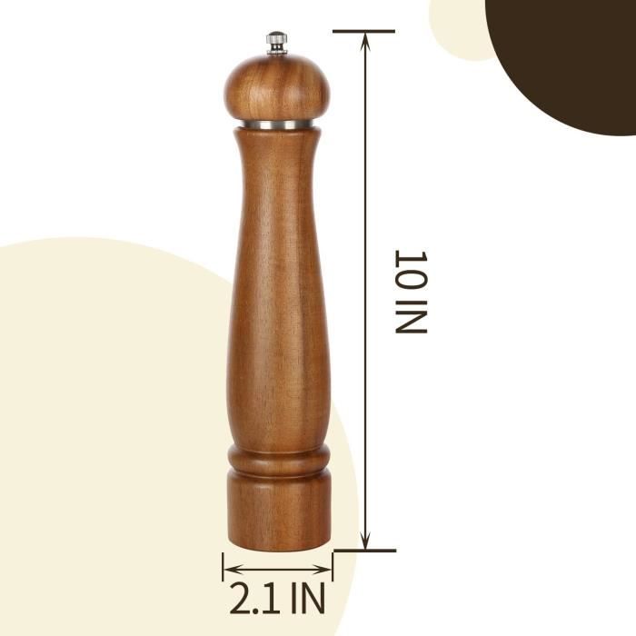 Lot De 2 Moulins à Sel Et Poivre En Bois D'Acacia – ESpring – Manuels