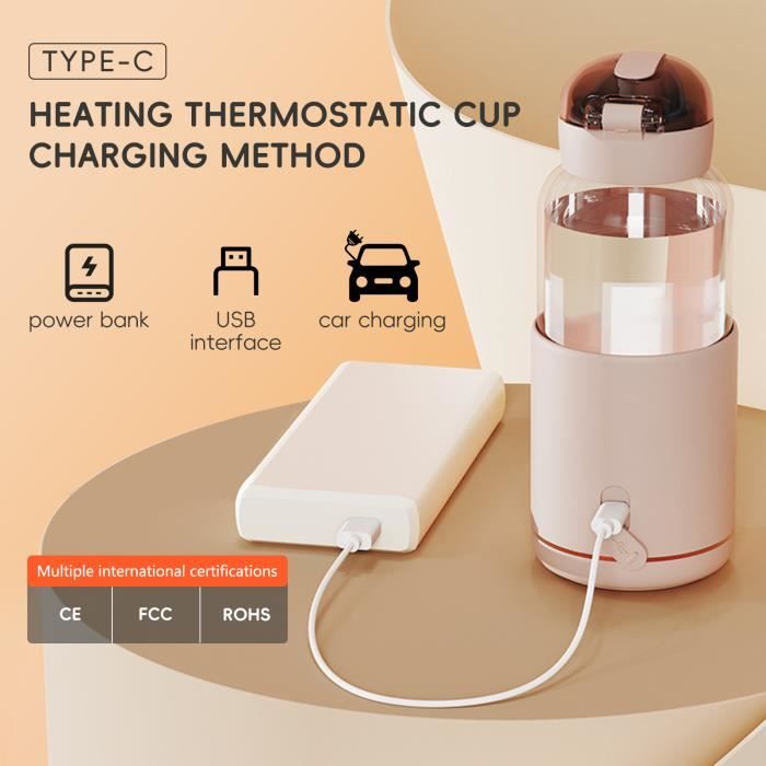 Chauffebiberon Réchauffeur De Lait De Bouteille De Bébé USB Chauffage