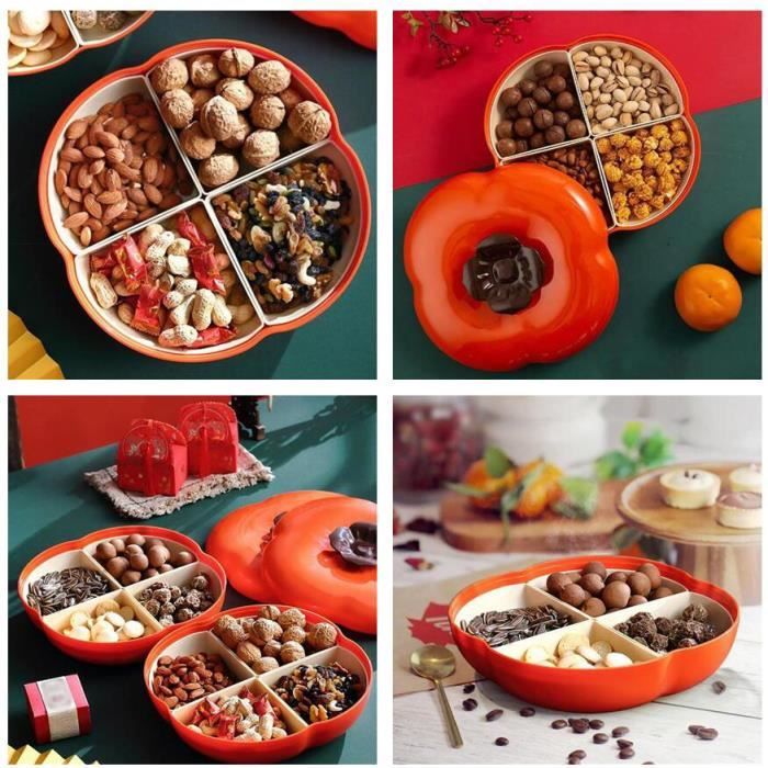 3 COUNT PLATEAU De Service Apéritif Assiette Fruits À Compartiments Secs Légume EUR 57,45