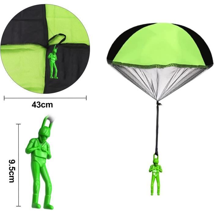 BBjinronjy Parachute Jouet, Paquet de 10 Jouets de Parachute de l'armée à  Lancer à la Main - Jouets Volants d'extérieur excitants pour Enfants  Adultes, héros aéroportés Parachute : : Sports et Loisirs