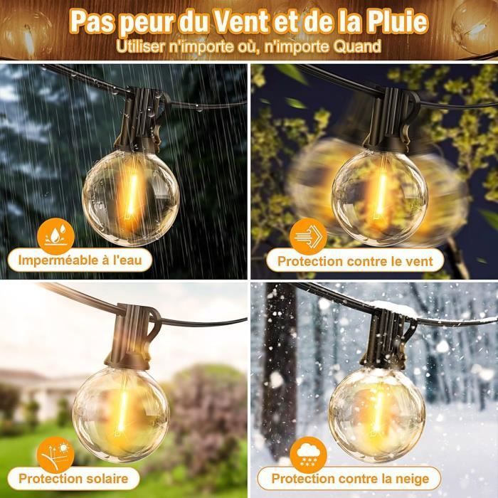 btfarm 36M Guirlande Lumineuse Exterieure avec Dimmable et Minuterie btfarm 36M Guirlande Lumineuse Exterieure avec Dimmable et Minuterie