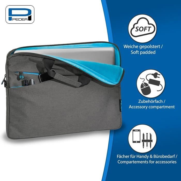 Sac Bandoulière Homme, 14-15,6 Pouces Sacoche Ordinateur Femmes Imperméable Sac À Épaule Pc Sac Bandoulière Homme, 14-15,6 Pouces Sacoche Ordinateur Femmes Imperméable Sac À Épaule Pc