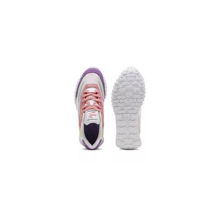 PUMA - BLKTOP RIDER MULTICOLOR - Femme Violet - Cdiscount Chaussures