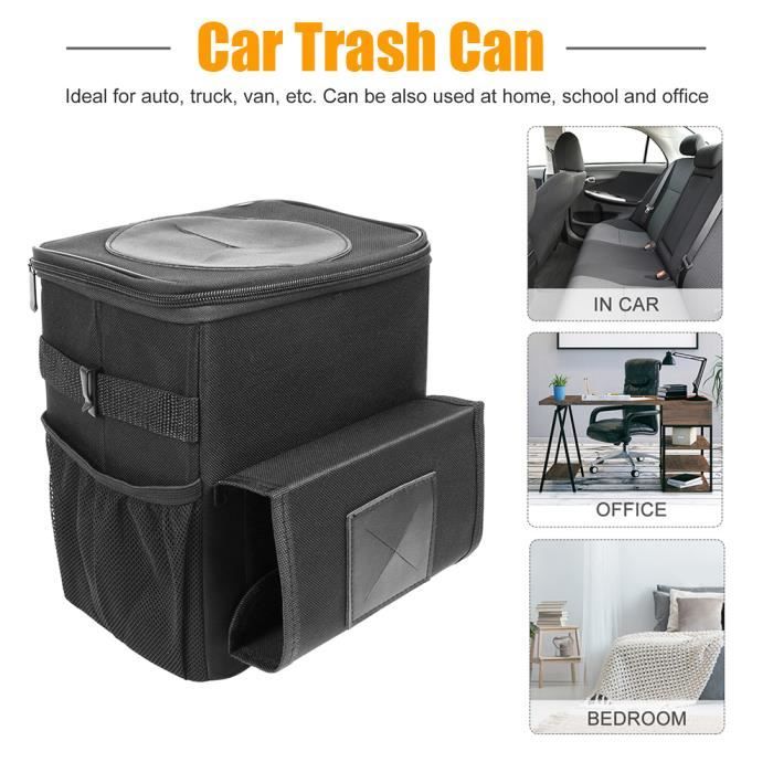 Acheter 1 paire de poubelle pliante pour siège arrière de voiture, poubelle  à bande de fixation, réutilisable, Portable, légère, Double tissu Oxford,  poubelle de Camping