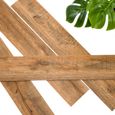 WallArt Planches d'aspect de bois Chêne de récupération Marron rouille-3
