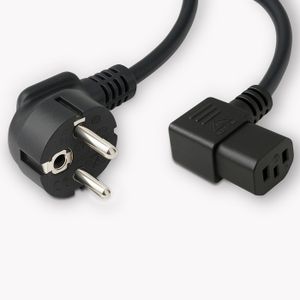 odedo® Câble d'alimentation Fiche Euro vers prise Euro en forme de 8