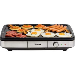 TEFAL Plancha Electrique 2400 W Plancha des Saveurs Plaque Amovible 6 Personnes