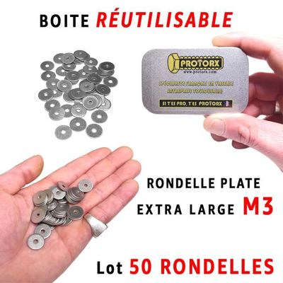 Rondelles plates Ø 37 x 66 mm